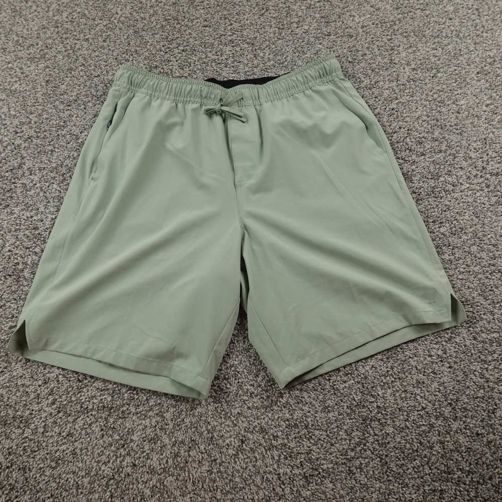 NEW Bad Birdie Shorts Mens S Blue Green Athletic Drawstring Performance Golf Dad